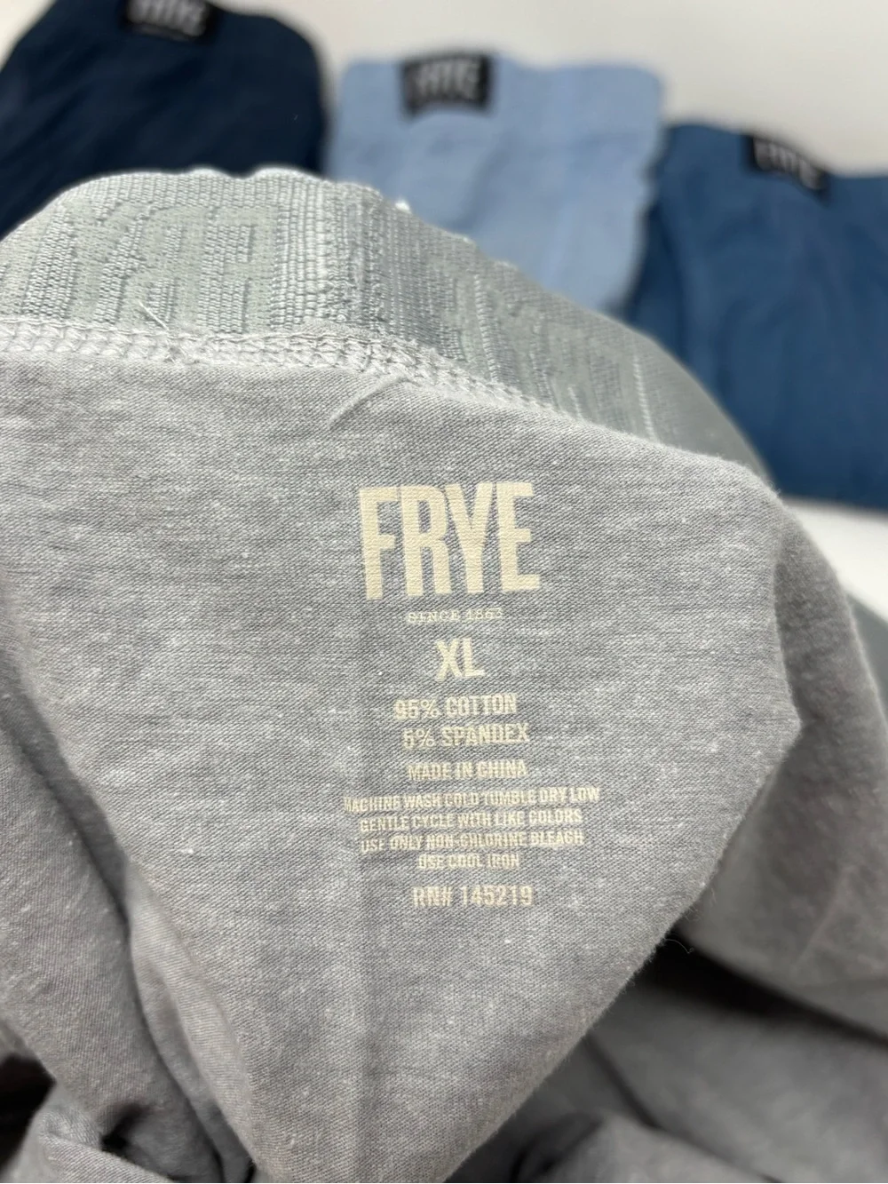Frye Men’s Organic cotton boxers size XL NWOT